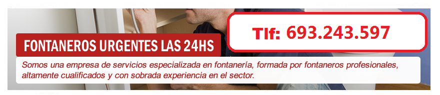 fontanero 24 horas urgente
